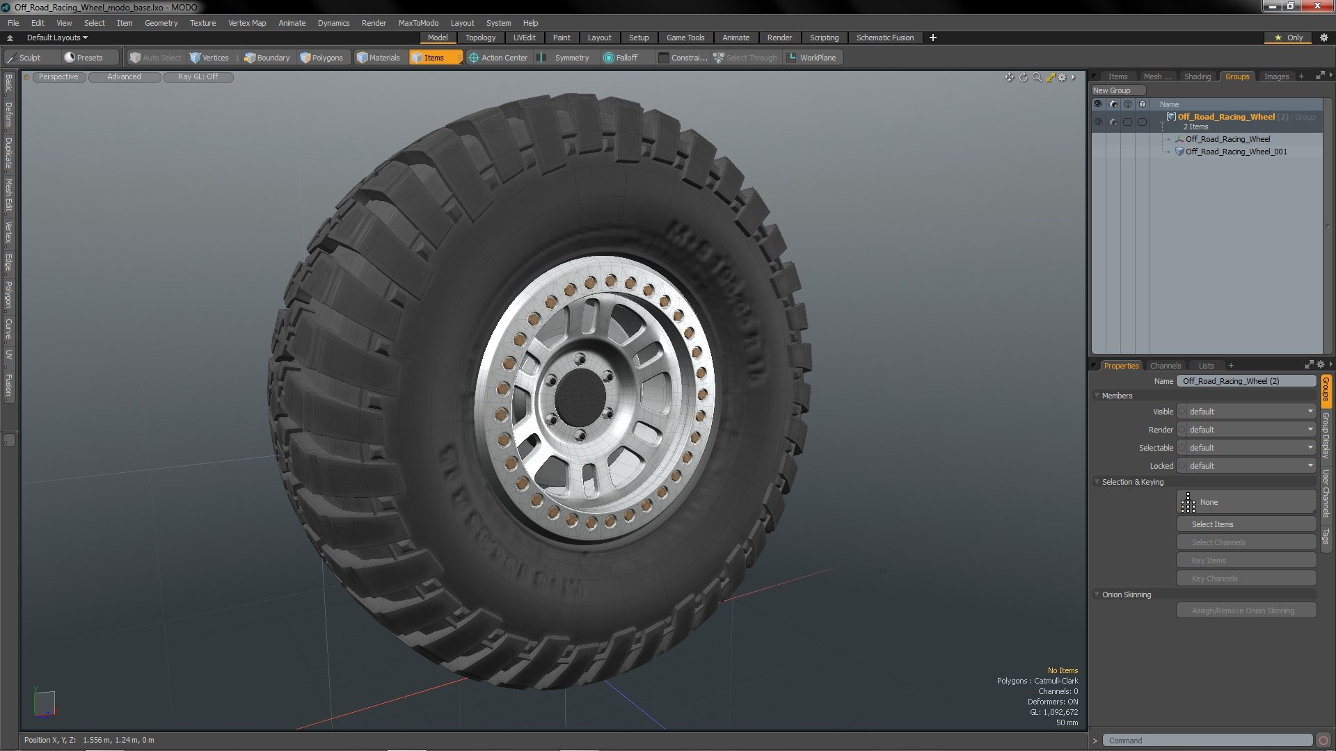 3D Off Road Racing Wheel - TurboSquid 1908135