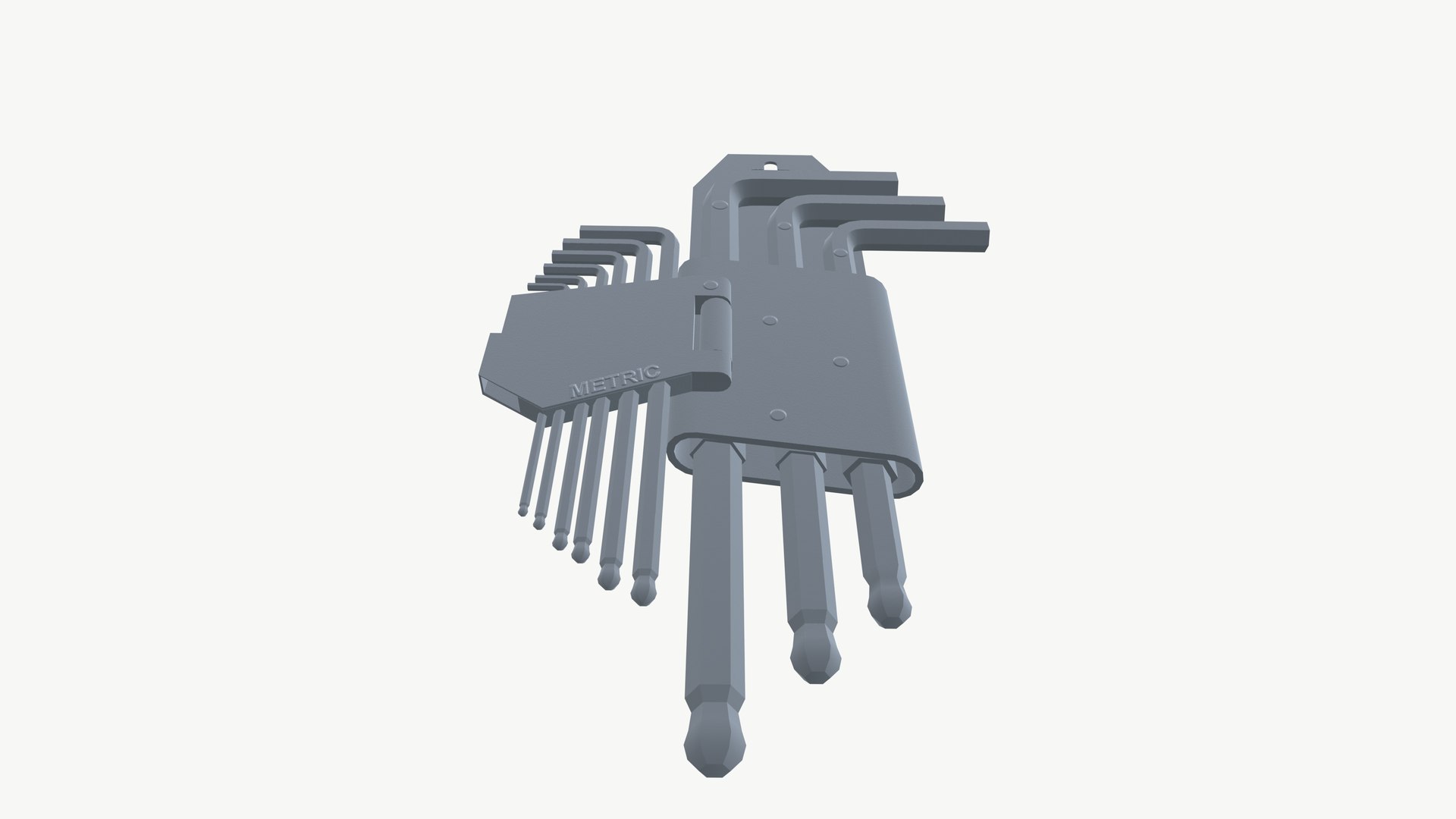 3D Allen Key Model - TurboSquid 2423714