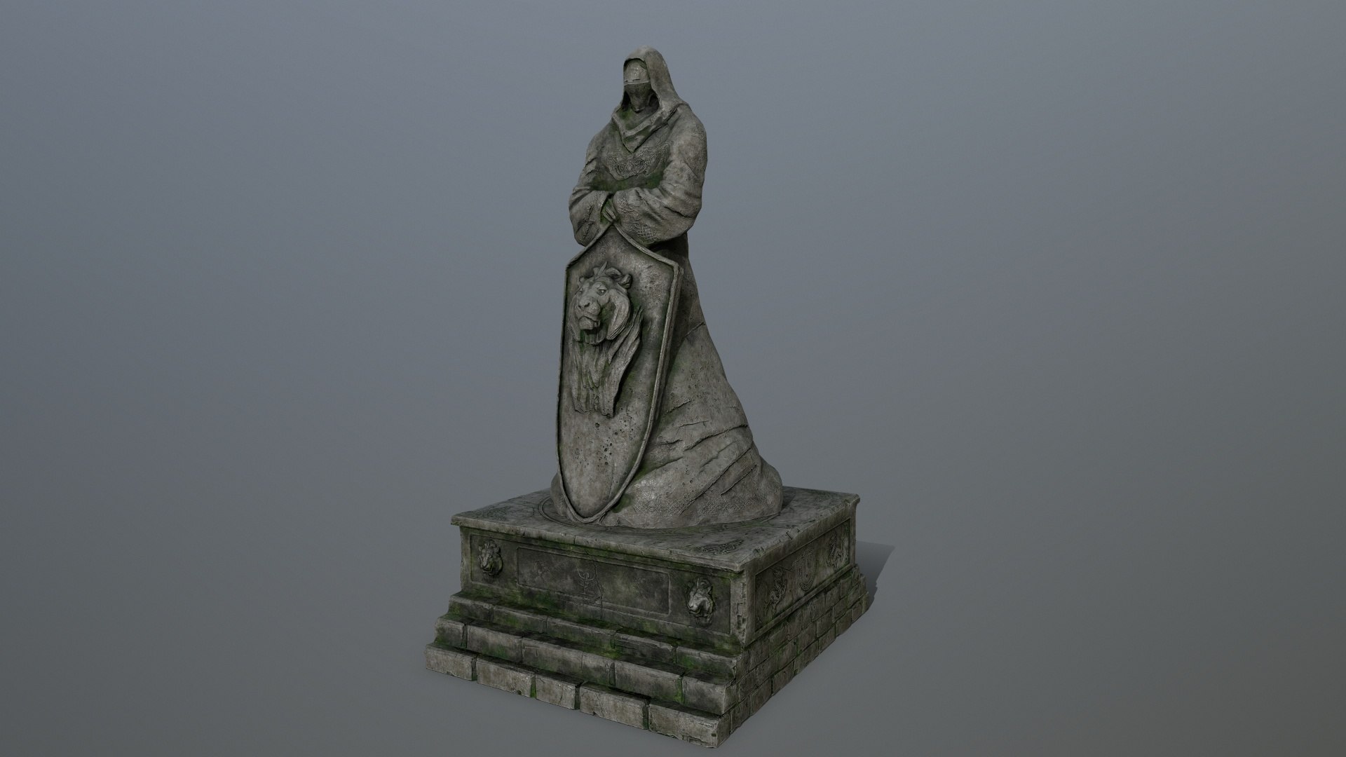 Statue base model - TurboSquid 1676423