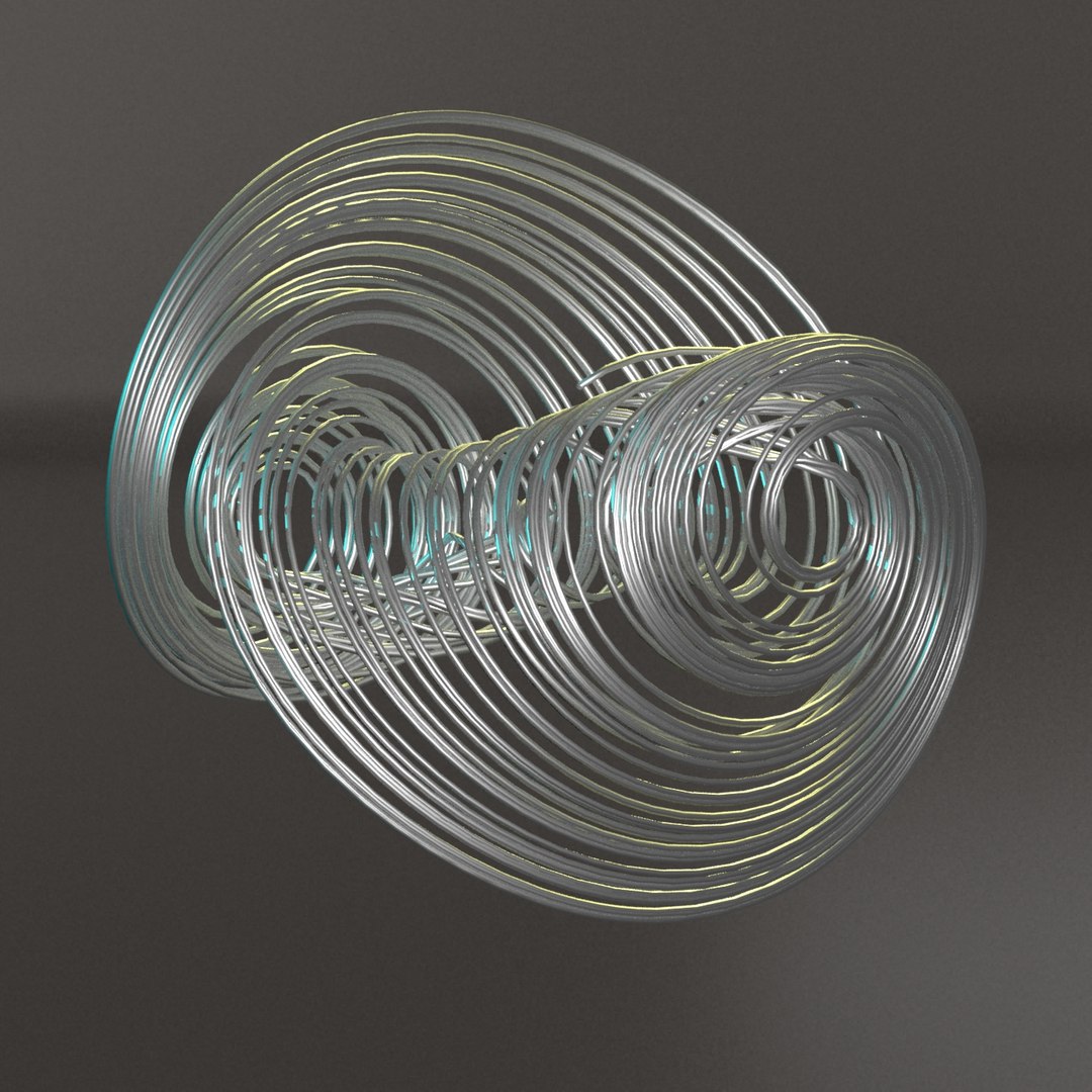 Coullet Strange Attractor 3D Model - TurboSquid 1417368