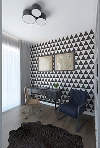3D office interior
