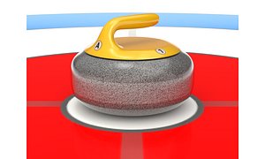 Curling Stone model