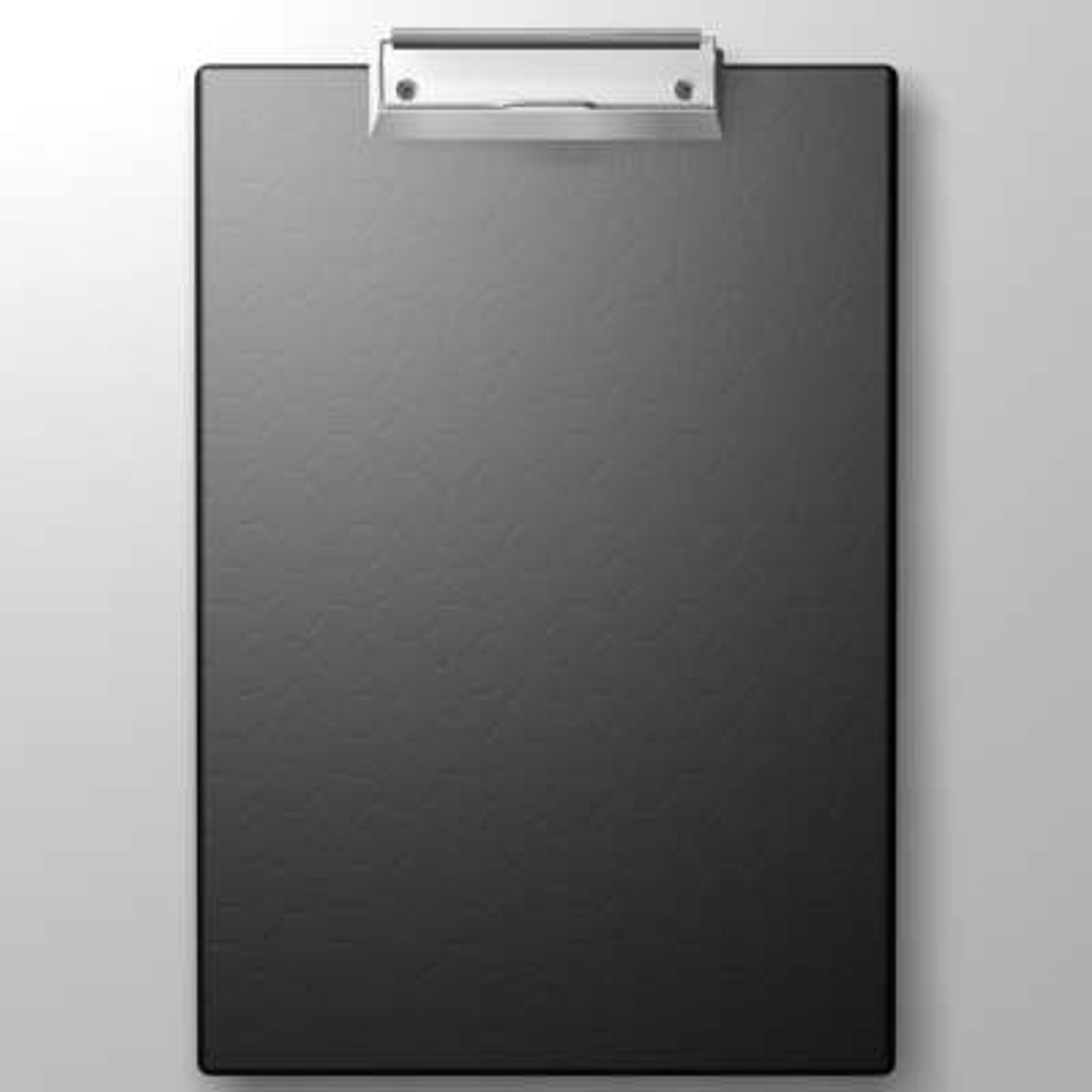 3d Clipboard Model