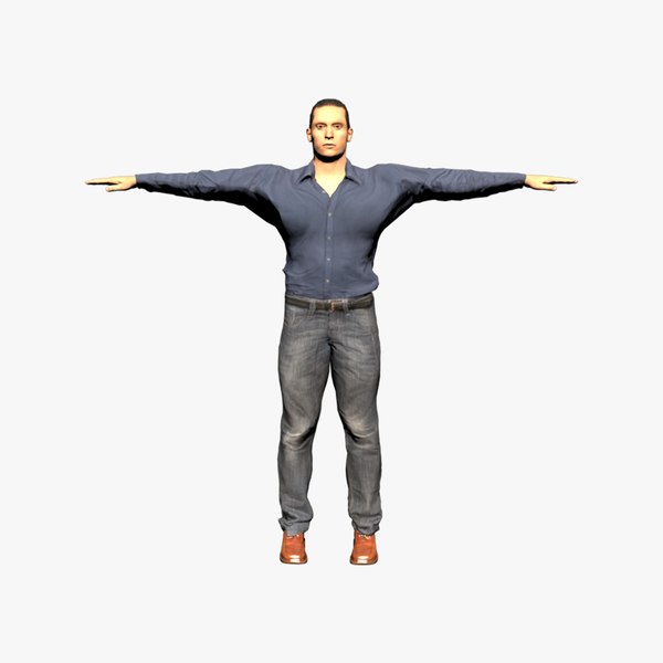 man animation body 3D