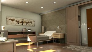 3ds max hospice room