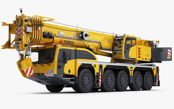 Terex Explorer 5500オールテレーンクレーン3Dモデル