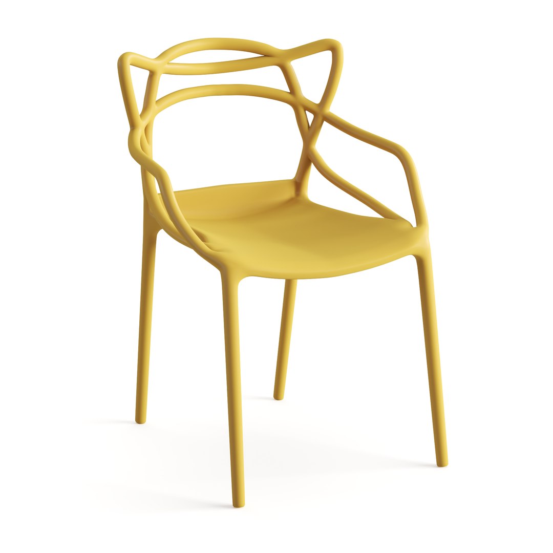 3D KARTELL Masters chair TurboSquid 1775566