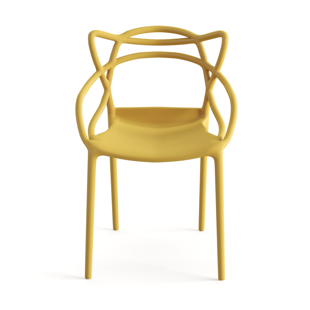 3D KARTELL Masters chair TurboSquid 1775566