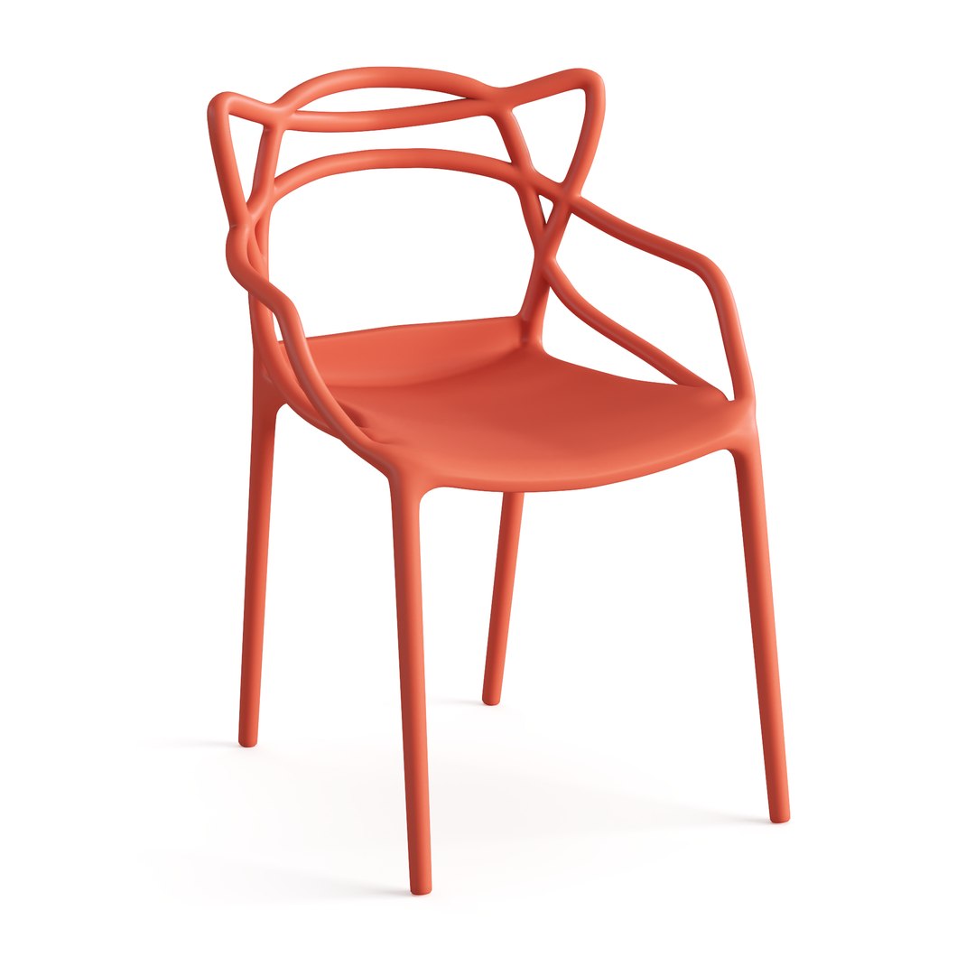 3D KARTELL Masters chair TurboSquid 1775566