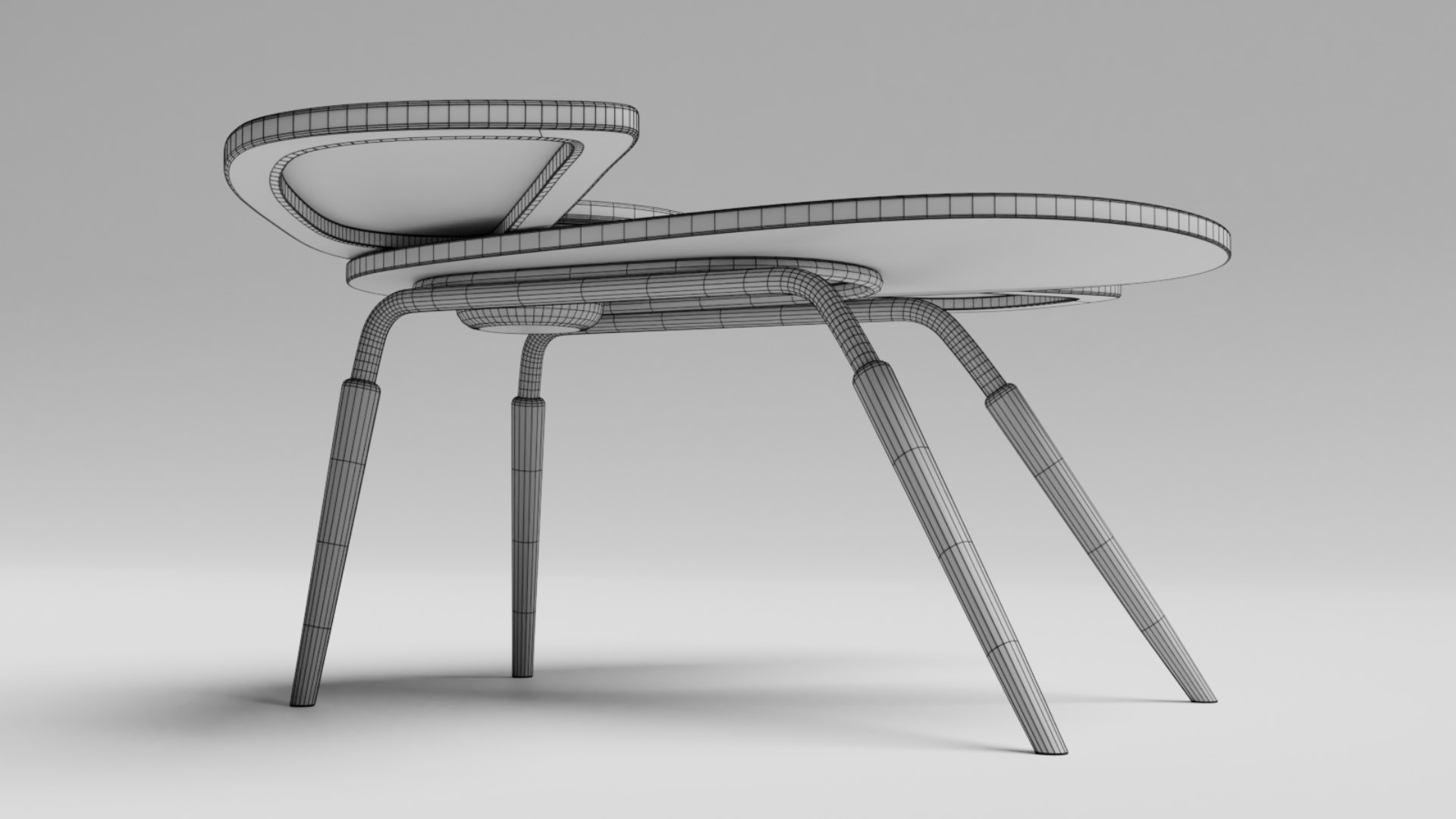 Beetle Coffee Small Table Model - TurboSquid 1949726