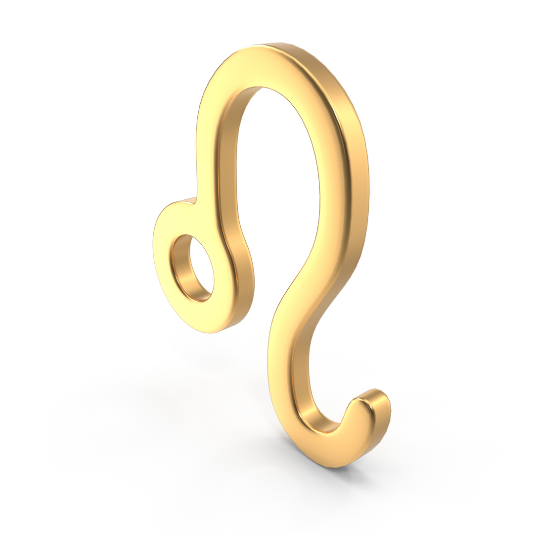 Zodiac signs gold 2 model TurboSquid 2144786