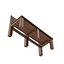 Banc Bois Foncé
