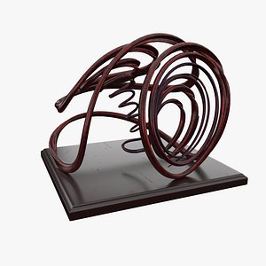 3D abstract sculpture