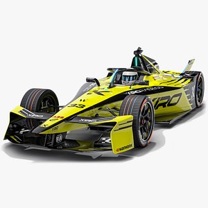 3D Kiro Race Co Formula E Team 2025 Gen3 Evo Race Car