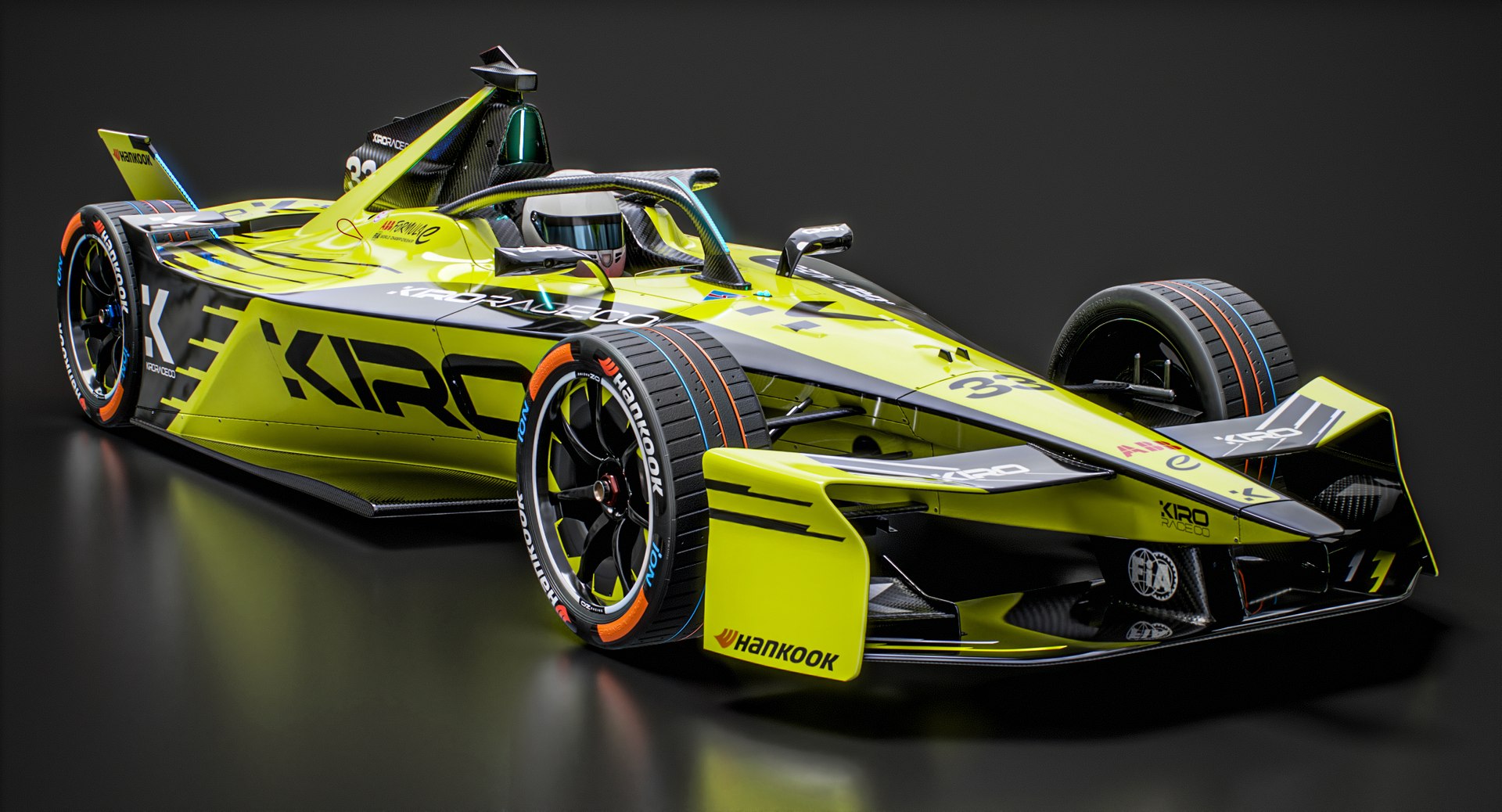3D Kiro Race Co Formula E Team 2025 Gen3 Evo Race Car - TurboSquid
