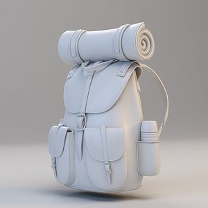 3D traveler backpack