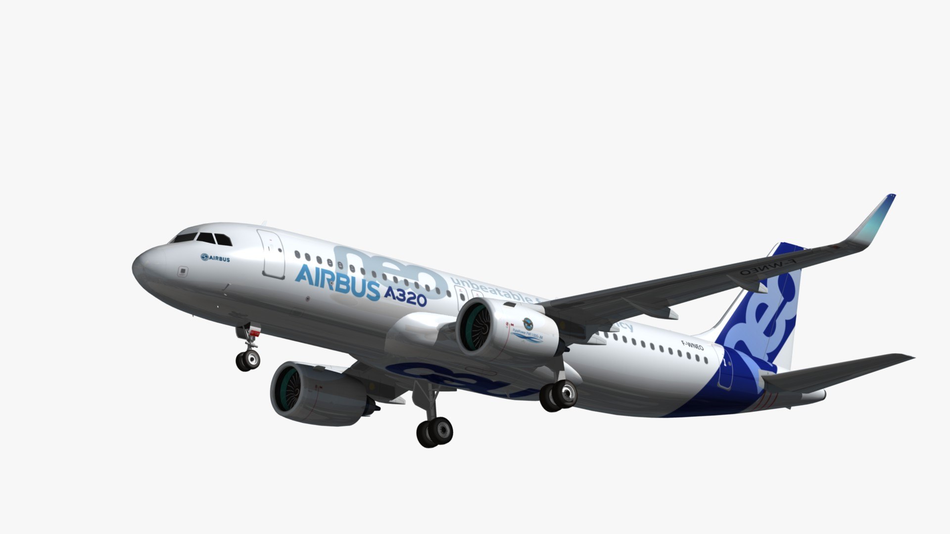 Airbus A320 Neo Air 3d Model