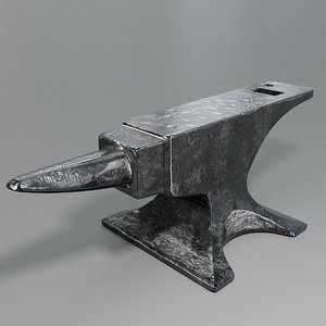 weathered anvil 3D model