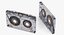 Transparent Old Audio Cassette