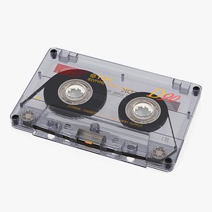 transparent old cassette 3D