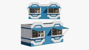 Old grocery kiosk