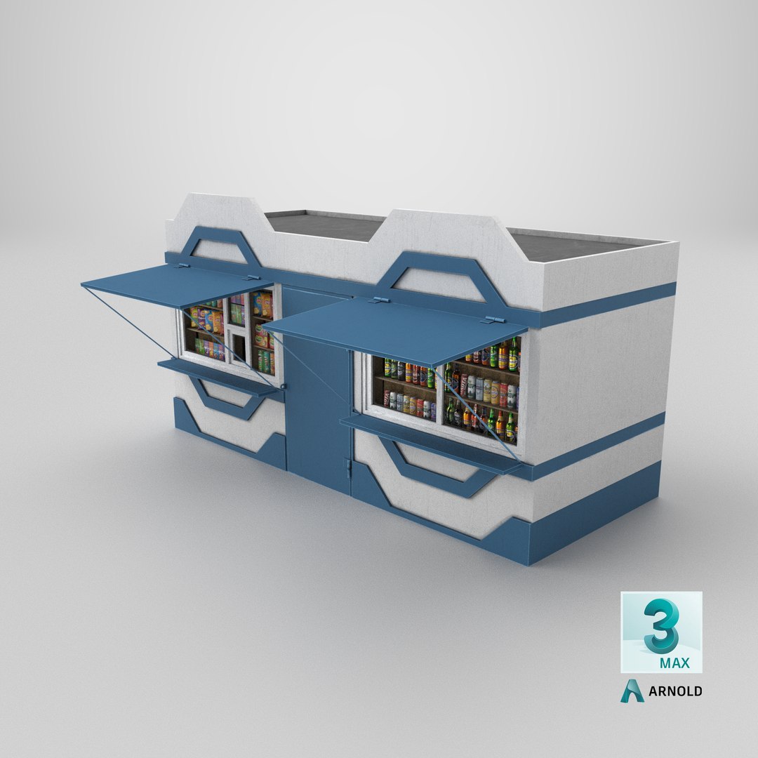Old grocery kiosk 3D model https://p.turbosquid.com/ts-thumb/xM/kN5HUl/gm/stemcell_max_arnold_render/png/1776686639/1920x1080/fit_q87/3080eacba36cc88eaecb7a8bfa5ffff3d3b4c924/stemcell_max_arnold_render.jpg
