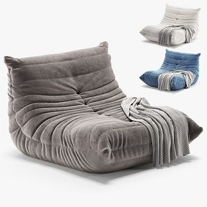 Bean Bag Chair 3D