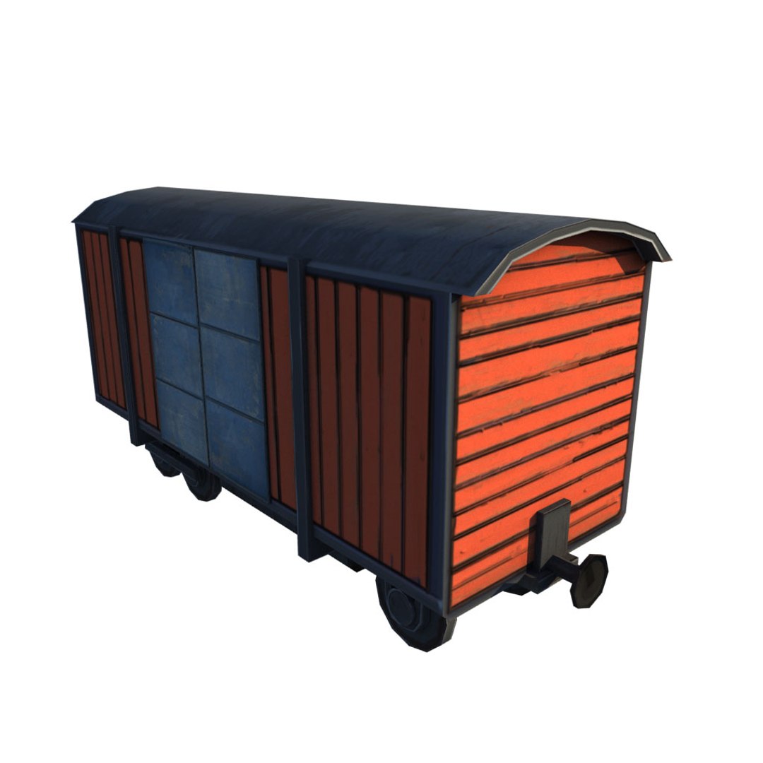 Ready Train Model - TurboSquid 1340970