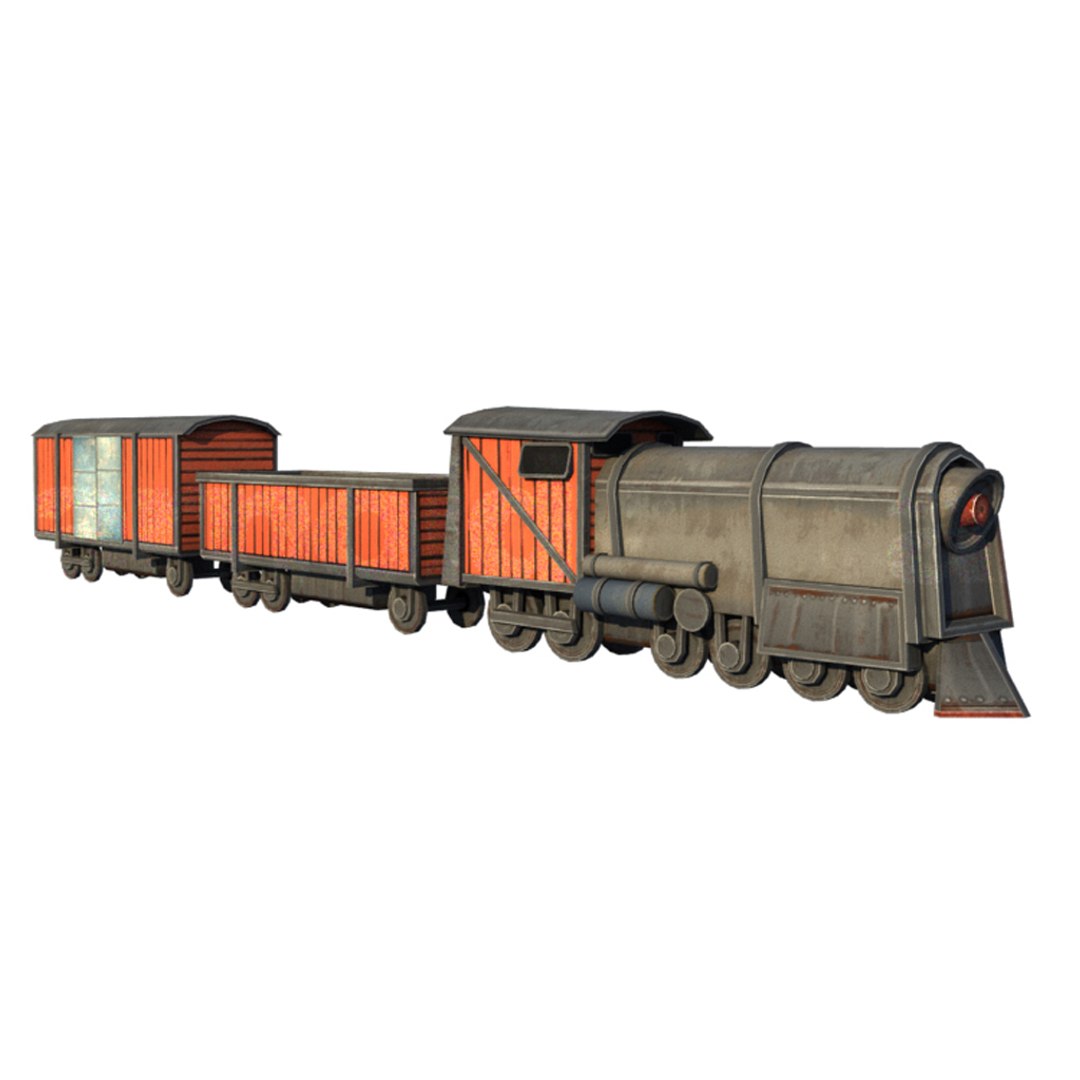 Ready Train Model - TurboSquid 1340970