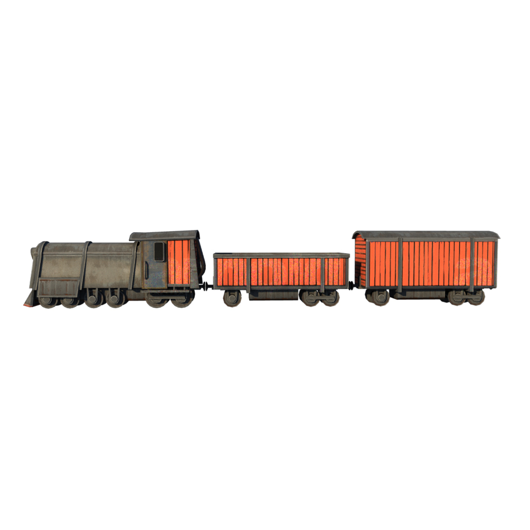 Ready Train Model - TurboSquid 1340970
