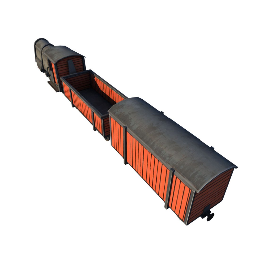 Ready Train Model - TurboSquid 1340970