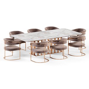 Titawin chair and Nembus table by Amgrades