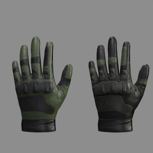 gloves tactical 3D model