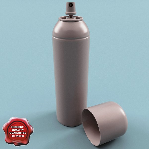 3d spray modelled model