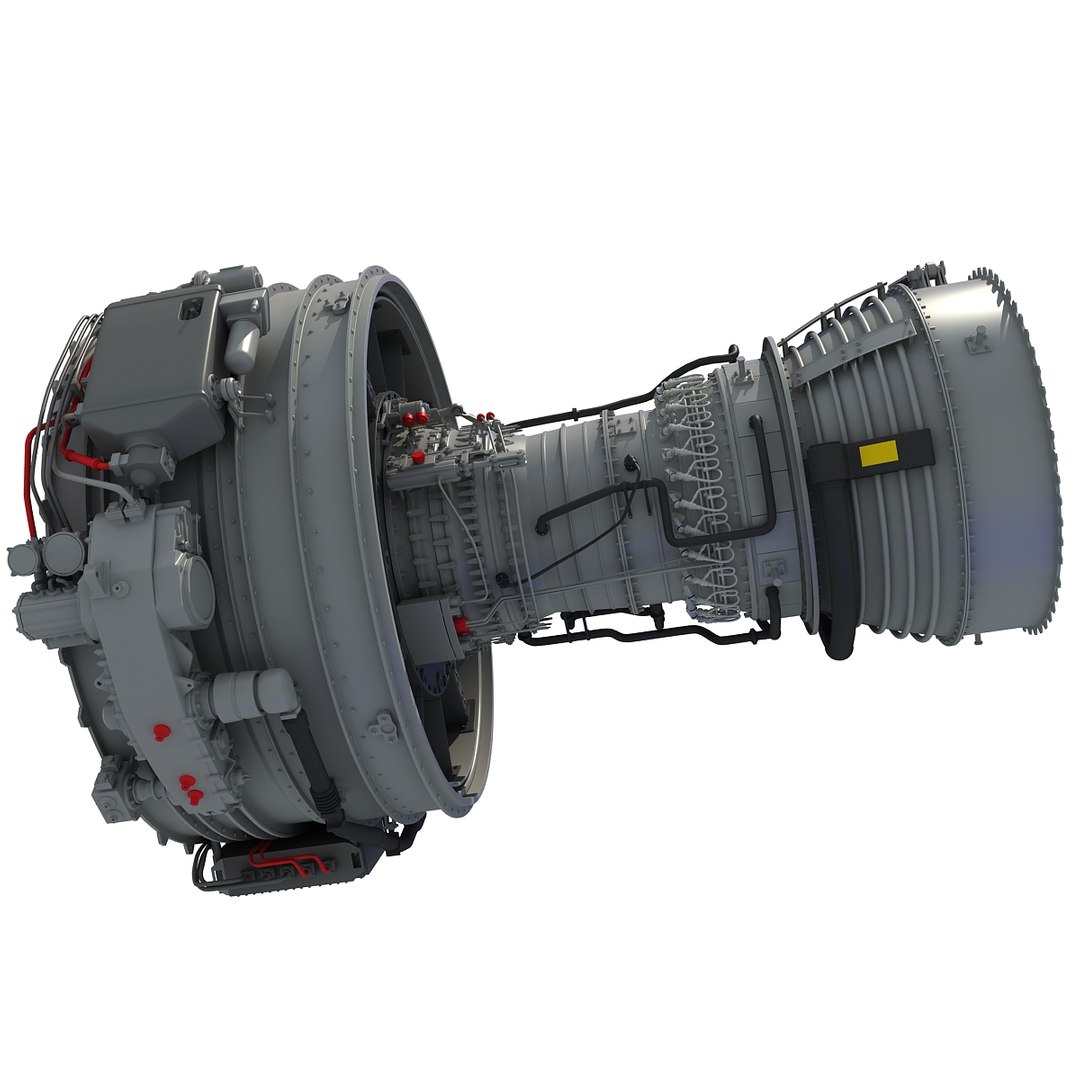 3ds cfm56 turbofan aircraft engine