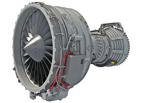 3ds cfm56 turbofan aircraft engine