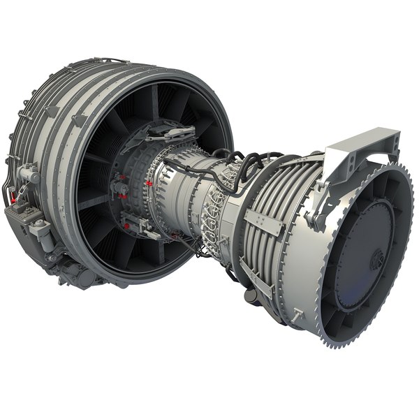 3ds cfm56 turbofan aircraft engine