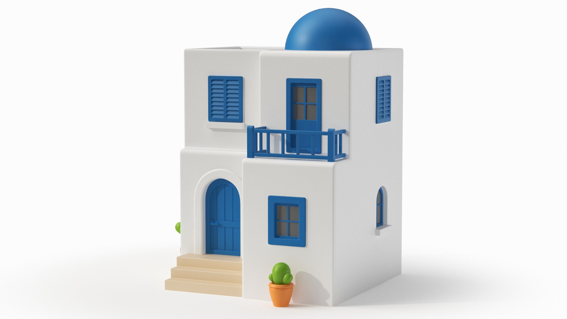 Greek Cartoonish House Low Poly 3D Model 3D model https://p.turbosquid.com/ts-thumb/xM/ruE8BZ/6i/greekhouse5/jpg/1764324601/1920x1080/fit_q87/9ec7421dd5adf28f7eeb4f9c8ebba2de6a89785a/greekhouse5.jpg