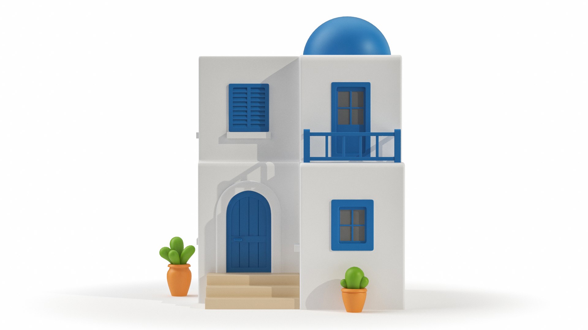Greek Cartoonish House Low Poly 3D Model 3D model https://p.turbosquid.com/ts-thumb/xM/ruE8BZ/N4/greekhouse6/jpg/1764324595/1920x1080/fit_q87/dbaaa9c2b0ad94cb09e1fab7def45cff1f210901/greekhouse6.jpg