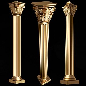 Column Capital 0203 3D model