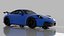 Porsche 911 GT3 Style Blue Sports Car