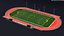 Estádio de Atletismo com Tribunas