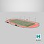 Estádio de Atletismo com Tribunas