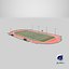Estádio de Atletismo com Tribunas
