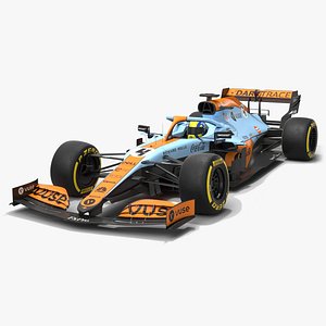 McLaren F1 2021 MCL35M Formula 1 Monaco Livery