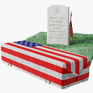 Grave Fur and Coffin of a World War Hero Collection