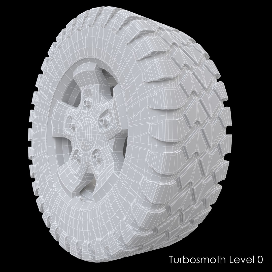 3D offroad wheel https://p.turbosquid.com/ts-thumb/xM/vBiFs9/HnaGRjmg/img_002_wire0001/jpg/1491572831/1920x1080/fit_q87/e8e94a3b35f08dc86b133484e26d0e025165e293/img_002_wire0001.jpg