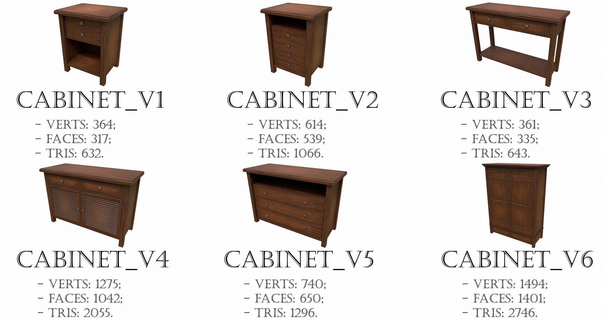 Set of 6 Antique Medieval Wooden Cabinets 3D model https://p.turbosquid.com/ts-thumb/xN/7Z6JmC/y9/0info/jpg/1640035789/1920x1080/fit_q87/ffd3bd78ad322fbe04c084a09a73426b91614076/0info.jpg