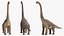 3D model Herbivorous Dinosaurs Collection 2 Rigged for Cinema 4D