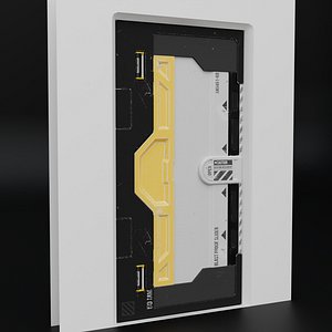 sliding door 3D model